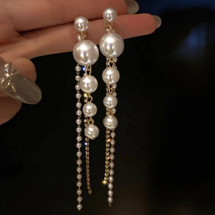 Large Single Baroque Pearl Drop Stud Earrings – Sterling Forever